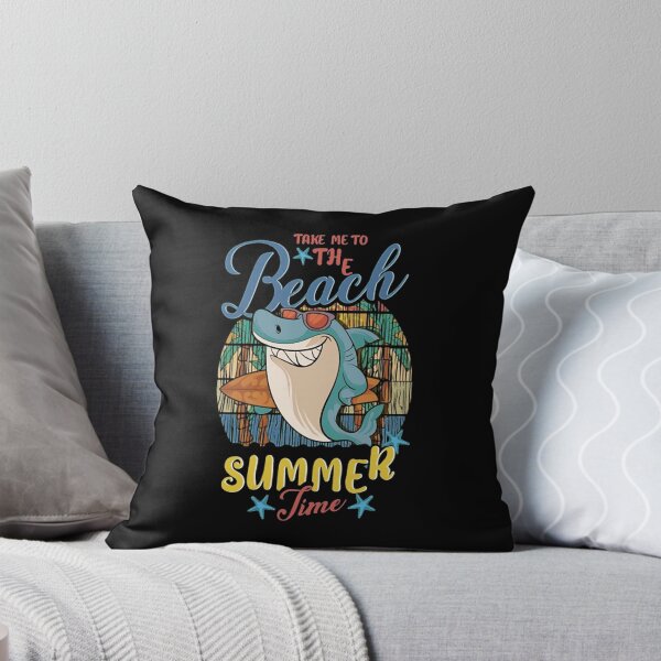 Item preview, Cool Shark Surfer Summer Beach Holiday Art designed and sold by JesseDenny.