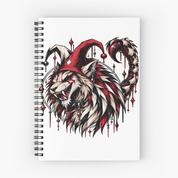 Item preview, Grinning manticore wearing a jester's cap designed and sold by Jester-Store.