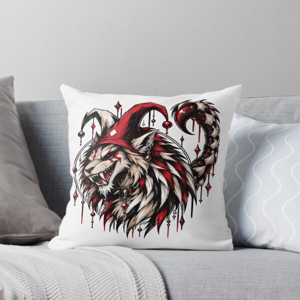 Item preview, Grinning manticore wearing a jester's cap designed and sold by Jester-Store.