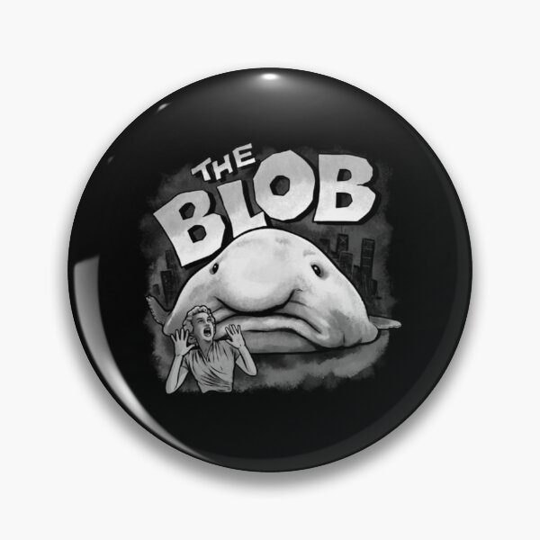 Item preview, Retro Horror Movie Monster Blob Fish Parody Art designed and sold by JesseDenny.