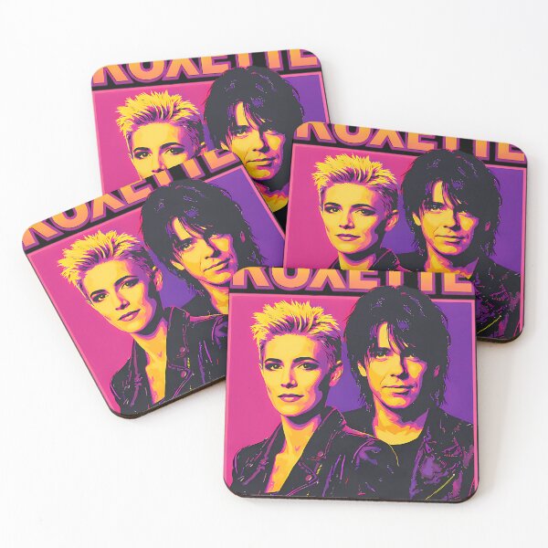 Aperçu de l'œuvre Roxette, groupe pop rock créée et vendue par happyskinny.