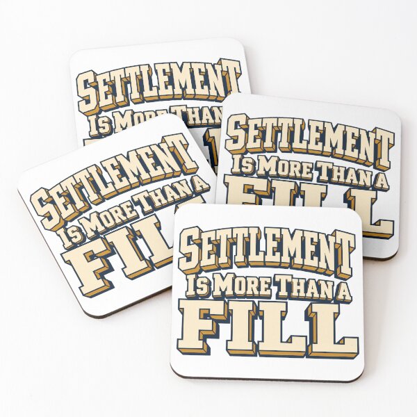 Item preview, Settlement Beyond the Fill in Bold Lettering designed and sold by Bikivuno.