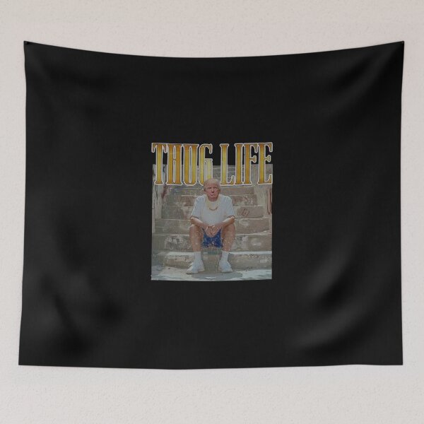 Item preview, Retro Hip Hop Streetwear Politician Collage Art designed and sold by JesseDenny.