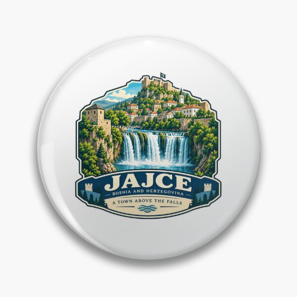 Item preview, Jajce Bosnia And Herzegovina A Town Above The Falls Travel Tourism Souvenir designed and sold by JonesFlora2025.