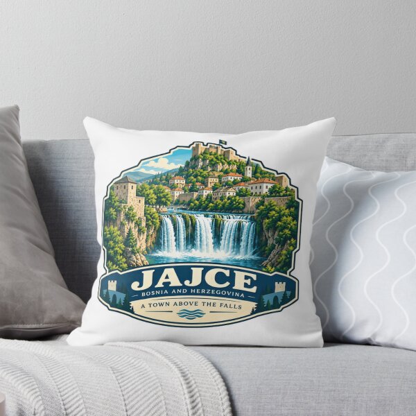 Item preview, Jajce Bosnia And Herzegovina A Town Above The Falls Travel Tourism Souvenir designed and sold by JonesFlora2025.