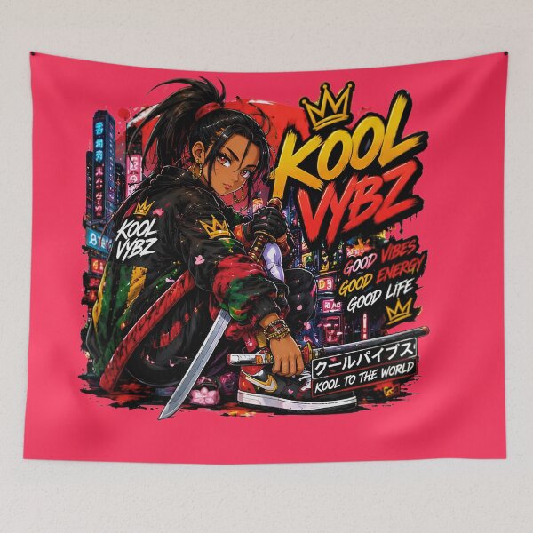 Item preview, Cool Vibes Japanese Street Art – Kool to the World designed and sold by digitalbob60.