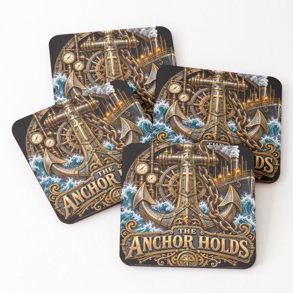 Item preview, The Anchor Holds, Christian Steampunk style designed and sold by TheBibleStop.