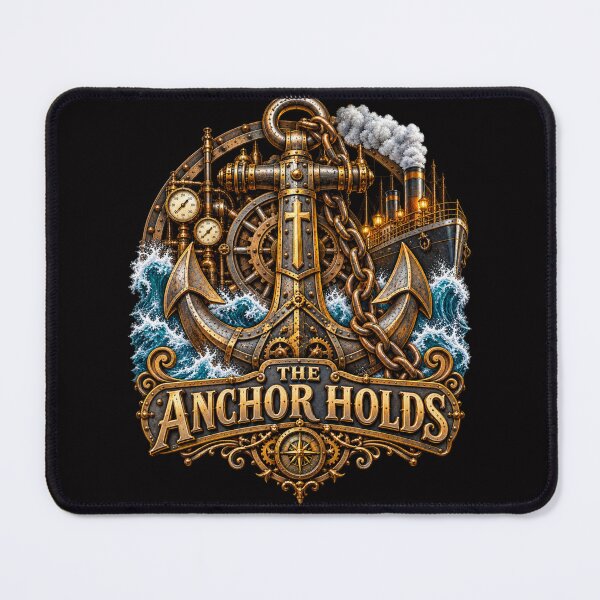 Item preview, The Anchor Holds, Christian Steampunk style designed and sold by TheBibleStop.