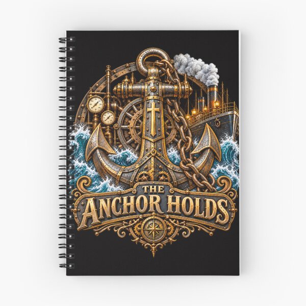 Item preview, The Anchor Holds, Christian Steampunk style designed and sold by TheBibleStop.