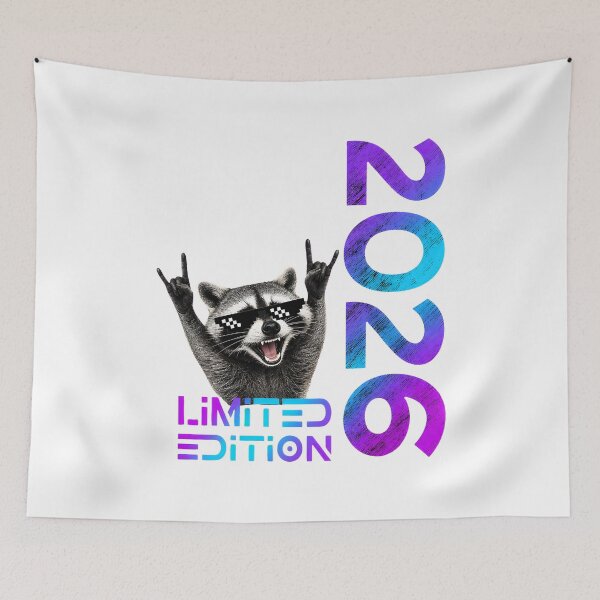 Item preview, Limited-Edition-2026-Raccoon-Meme-Rock-On Racoons lovers designed and sold by numenee.