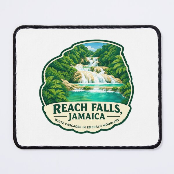 Item preview, Reach Falls, Jamaica Caribbean Travel Destination Waterfall designed and sold by JonesFlora2025.