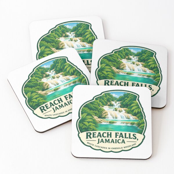 Item preview, Reach Falls, Jamaica Caribbean Travel Destination Waterfall designed and sold by JonesFlora2025.