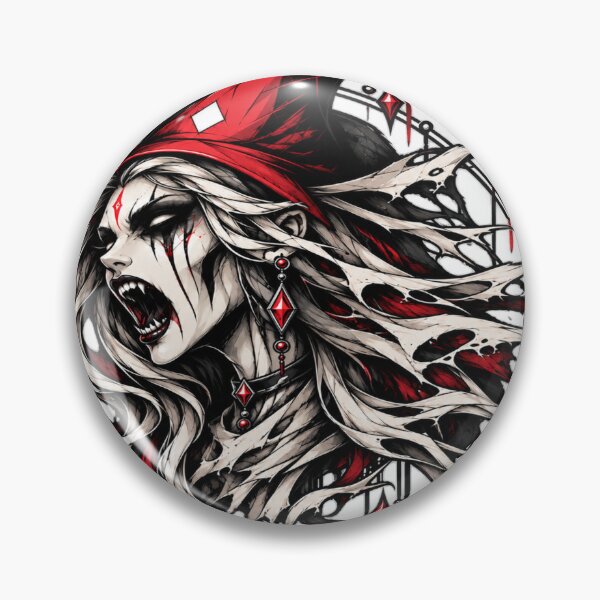 Aperçu de l'œuvre Banshee souriante portant un chapeau de bouffon créée et vendue par Jester-Store.