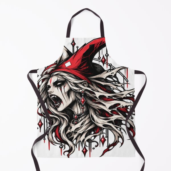 Item preview, Grinning banshee wearing a jester's cap designed and sold by Jester-Store.