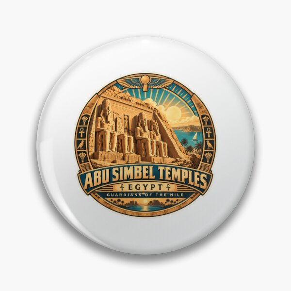 Item preview, Abu Simbel Temples Egypt Guardians Of The Nile Ancient History Explorer designed and sold by JonesFlora2025.