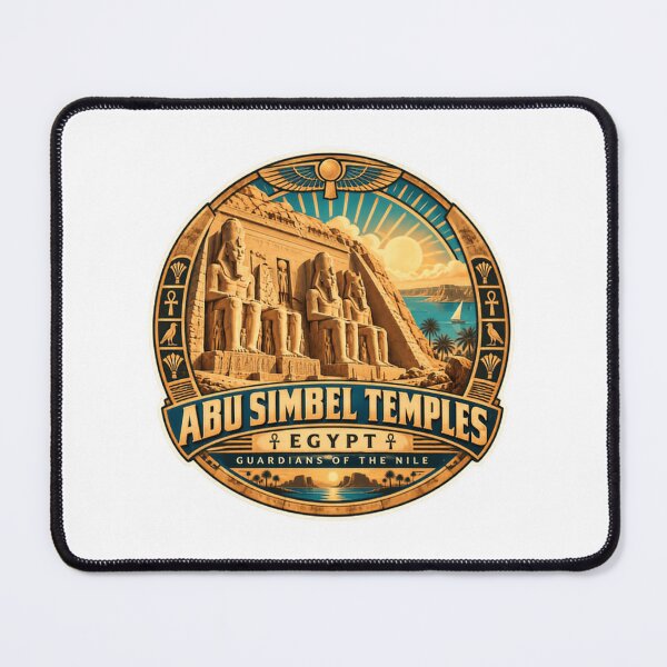 Item preview, Abu Simbel Temples Egypt Guardians Of The Nile Ancient History Explorer designed and sold by JonesFlora2025.