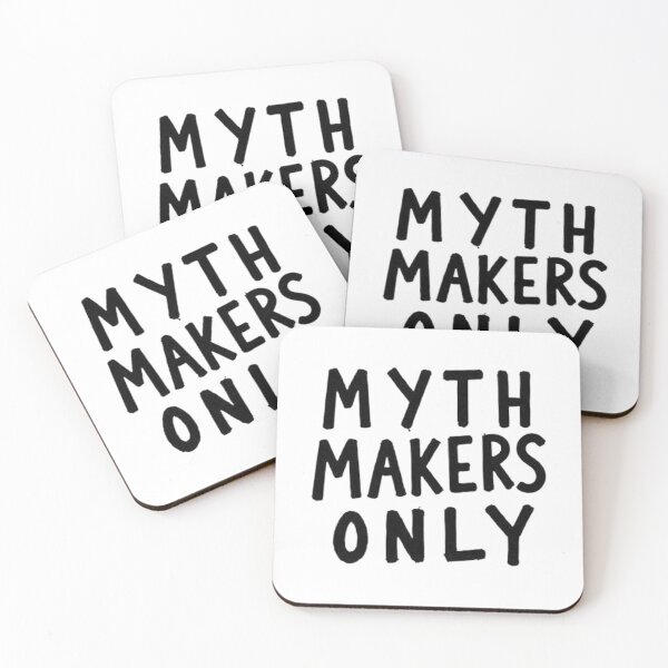Item preview, MYTH MAKERS ONLY - Bold Black Ink Typography Design designed and sold by Qubivibe.