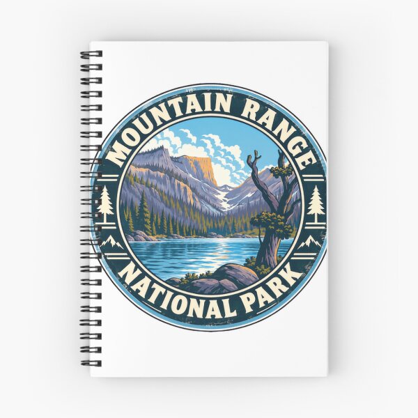 Item preview, Mountain Range National Park Nature Lover Hiker Camper Explorer designed and sold by SEEM-drawing.