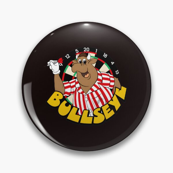 Item preview, Bullseye Bull Cartoon Darts Player Fun designed and sold by ASTRAXO.