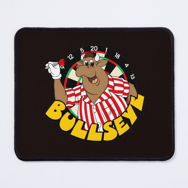 Item preview, Bullseye Bull Cartoon Darts Player Fun designed and sold by ASTRAXO.