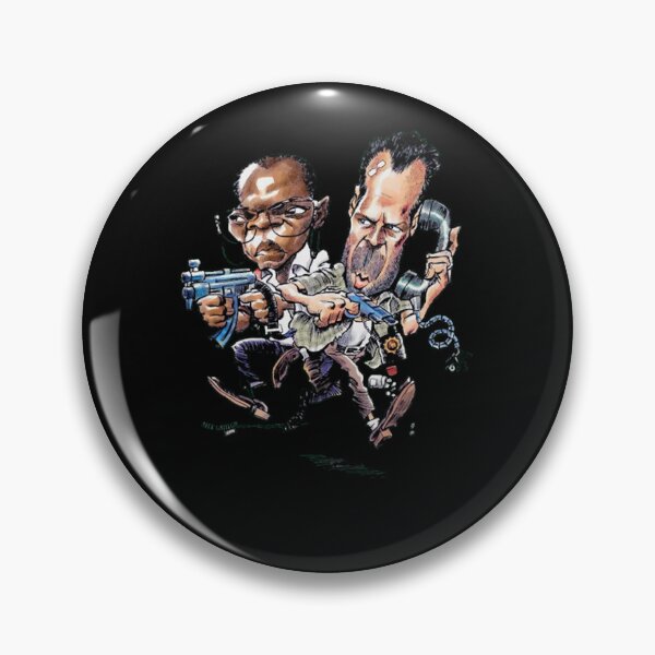 Item preview, Retro Action Movie Detectives Caricature Art designed and sold by JesseDenny.