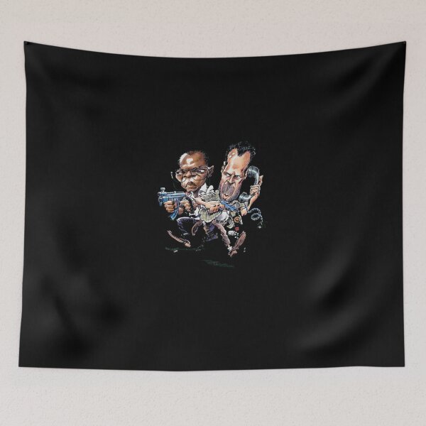 Item preview, Retro Action Movie Detectives Caricature Art designed and sold by JesseDenny.
