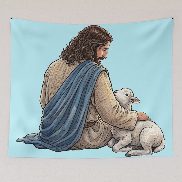 Item preview, The Tender Loving Care of Jesus designed and sold by Lion and Lamb Design.
