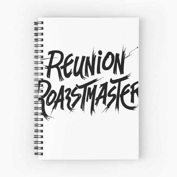 Item preview, Reunion Roastmasters: Bold Black Ink Typography Design designed and sold by Qubivibe.