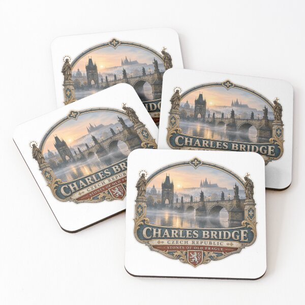 Item preview, Charles Bridge Czech Republic Stones Of Old Prague European Travel Souvenir designed and sold by JonesFlora2025.