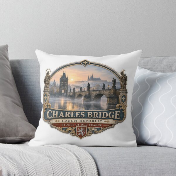 Item preview, Charles Bridge Czech Republic Stones Of Old Prague European Travel Souvenir designed and sold by JonesFlora2025.