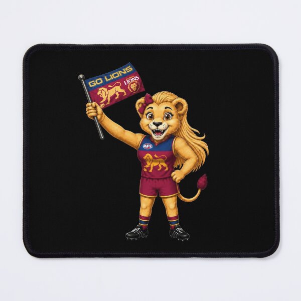 Item preview, Brisbane Lions Mascots Lioness designed and sold by PurrfectionMeow.