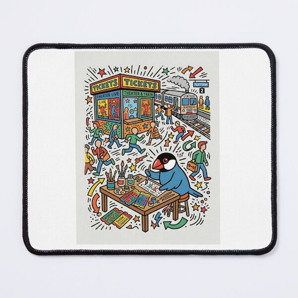 Item preview, Java Sparrow Theater Ticket Designer designed and sold by PictoVibe.