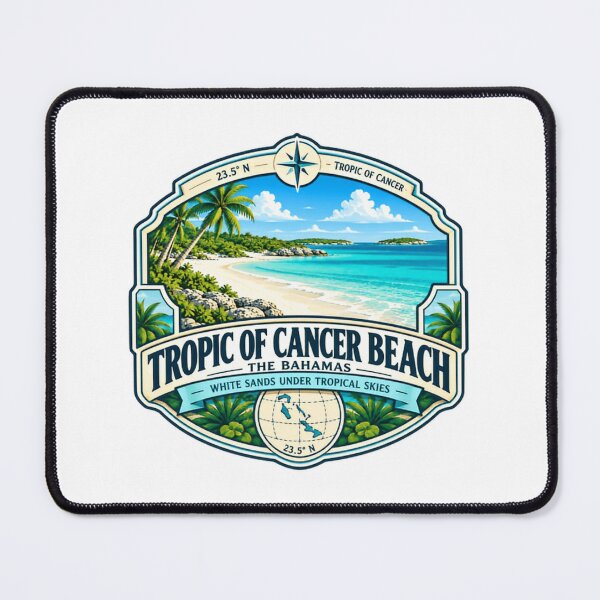 Item preview, Tropic Of Cancer Beach The Bahamas White Sands Under Tropical Skies Travel Destination designed and sold by JonesFlora2025.