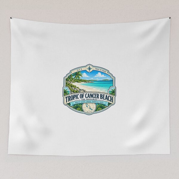 Item preview, Tropic Of Cancer Beach The Bahamas White Sands Under Tropical Skies Travel Destination designed and sold by JonesFlora2025.