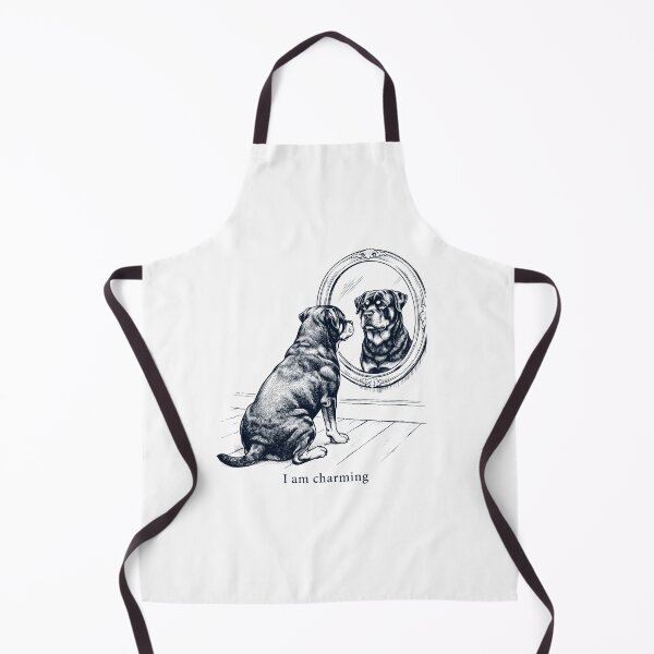Item preview, Rottweiler I Am Charming Mirror Meme Dog Lover designed and sold by dian-rody-crest.
