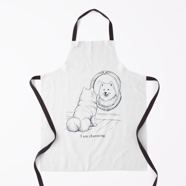 Item preview, Samoyed I Am Charming Mirror Meme Dog Lover designed and sold by dian-rody-crest.