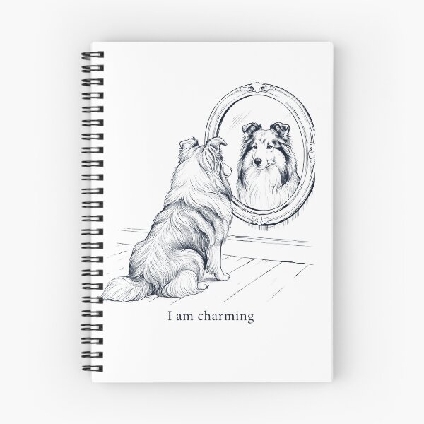 Item preview, Shetland Sheepdog I Am Charming Mirror Meme Dog Lover designed and sold by dian-rody-crest.