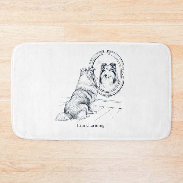 Item preview, Shetland Sheepdog I Am Charming Mirror Meme Dog Lover designed and sold by dian-rody-crest.