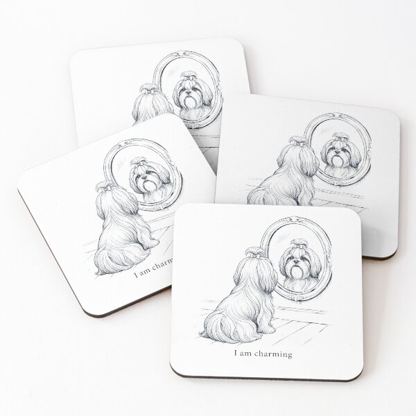 Item preview, Shih Tzu I Am Charming Mirror Meme Dog Lover designed and sold by dian-rody-crest.