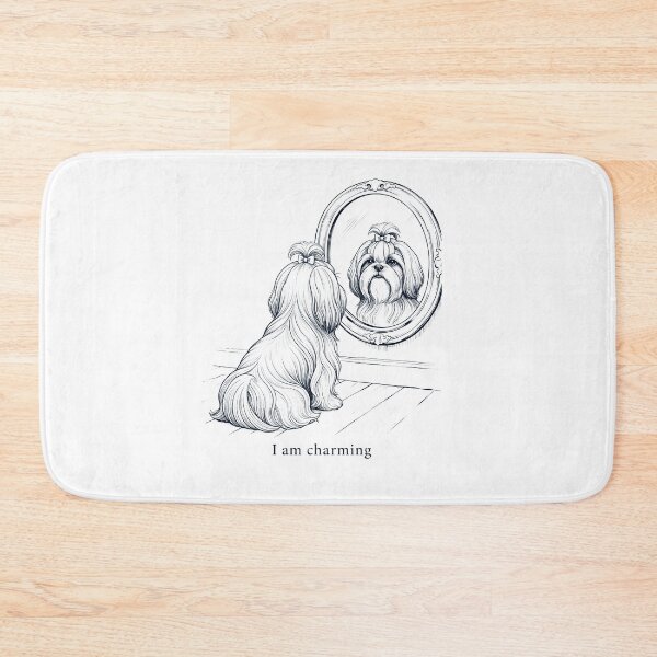 Item preview, Shih Tzu I Am Charming Mirror Meme Dog Lover designed and sold by dian-rody-crest.