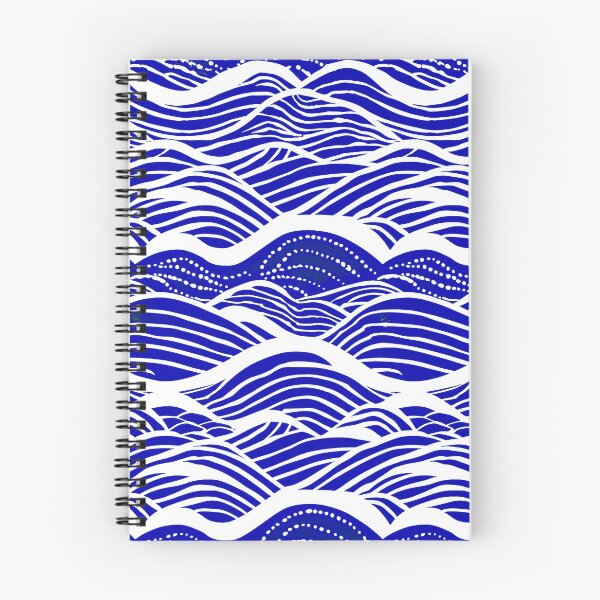 Item preview, Beautiful Blue Waves Abstract Designs With White Surf designed and sold by DEC02.