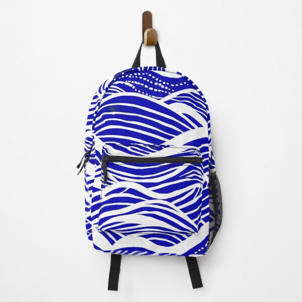 Item preview, Beautiful Blue Waves Abstract Designs With White Surf designed and sold by DEC02.