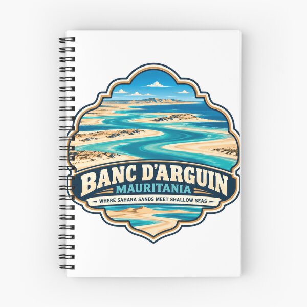 Item preview, Banc D'Arguin Mauritania Where Sahara Sands Meet Shallow Seas National Park Travel Souvenir designed and sold by JonesFlora2025.