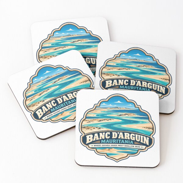 Item preview, Banc D'Arguin Mauritania Where Sahara Sands Meet Shallow Seas National Park Travel Souvenir designed and sold by JonesFlora2025.