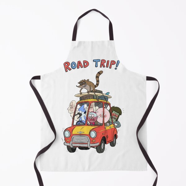 Item preview, Funny Regular Show Characters Road Trip In Small Red Car Classic  designed and sold by circliqueart.