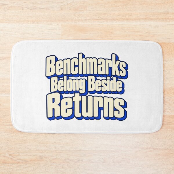 Item preview, Benchmarks Beside Returns in Cobalt Lettering designed and sold by Bikivuno.