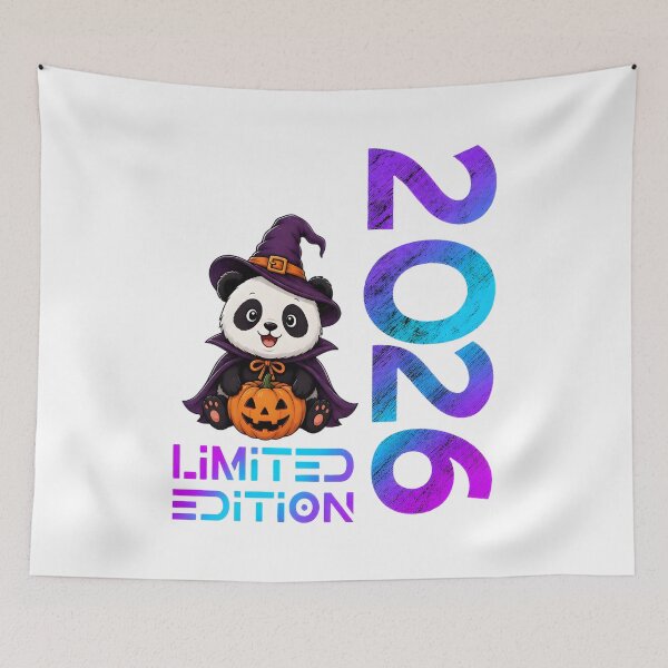 Item preview, 2018-Limited-Edition-Retro-Gradient Halloween- panda -Meme lovers designed and sold by numenee.