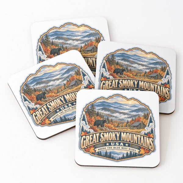 Item preview, Great Smoky Mountains USA Where The Blue Mist Rises National Park Travel Souvenir designed and sold by JonesFlora2025.