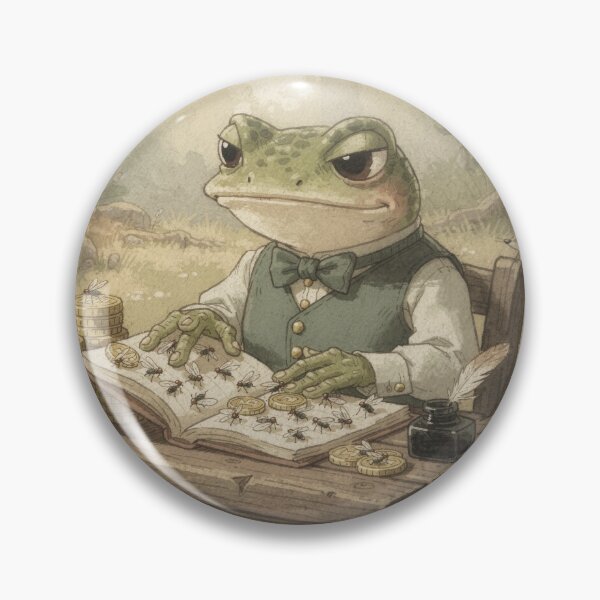Item preview, Frog Tax Collector of the Lily Pond designed and sold by PictorialWhimsy.