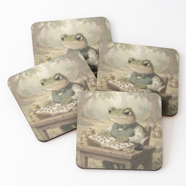 Item preview, Frog Tax Collector of the Lily Pond designed and sold by PictorialWhimsy.